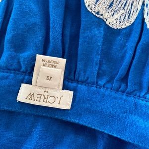J. Crew blue dress xs